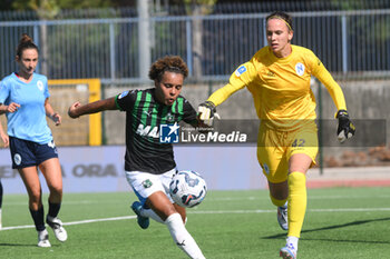 2024-09-20 - Doris Bacic of Napoli Femminie competes for the ball with Kassandra Missipo of US Sassuolo Femminile during the Soccer- Italian Serie A Women between Napoli Femminile vs US Sassuolo at Arena Giuseppe Piccolo Stadium - NAPOLI FEMMINILE VS US SASSUOLO - ITALIAN SERIE A WOMEN - SOCCER