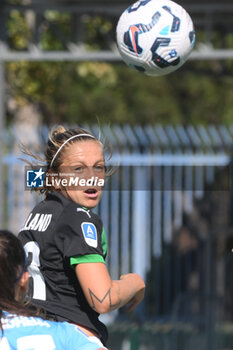 2024-09-20 - Martina Brustina of US Sassuolo in action during the Soccer- Italian Serie A Women between Napoli Femminile vs US Sassuolo at Arena Giuseppe Piccolo Stadium - NAPOLI FEMMINILE VS US SASSUOLO - ITALIAN SERIE A WOMEN - SOCCER