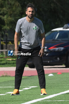 2024-09-20 - Gian Loris Rossi coach of US Sassuolo Femminile look during the Soccer- Italian Serie A Women between Napoli Femminile vs US Sassuolo at Arena Giuseppe Piccolo Stadium - NAPOLI FEMMINILE VS US SASSUOLO - ITALIAN SERIE A WOMEN - SOCCER