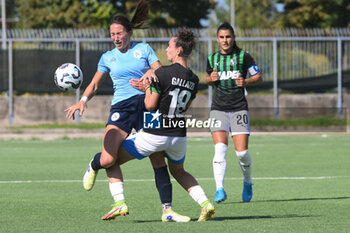 2024-09-20 - Galazzi of SS Sassuolo competes for the ball with Tecla Pettenuzzo of Napoli Femminile during the Soccer- Italian Serie A Women between Napoli Femminile vs US Sassuolo at Arena Giuseppe Piccolo Stadium - NAPOLI FEMMINILE VS US SASSUOLO - ITALIAN SERIE A WOMEN - SOCCER