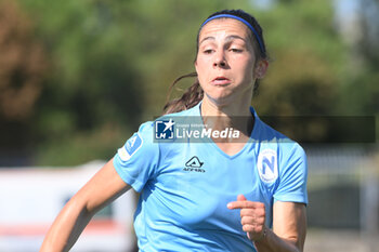 2024-09-20 - Alice Giai of Napoli Femminile look during the Soccer- Italian Serie A Women between Napoli Femminile vs US Sassuolo at Arena Giuseppe Piccolo Stadium - NAPOLI FEMMINILE VS US SASSUOLO - ITALIAN SERIE A WOMEN - SOCCER