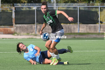 2024-09-20 - Brustia of SS Sassuolo competes for the ball with Gloria Sliskovic of Napoli Femminile during the Soccer- Italian Serie A Women between Napoli Femminile vs US Sassuolo at Arena Giuseppe Piccolo Stadium - NAPOLI FEMMINILE VS US SASSUOLO - ITALIAN SERIE A WOMEN - SOCCER