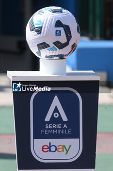 2024-09-20 - the ball of the Women's Serie A during the Soccer- Italian Serie A Women between Napoli Femminile vs US Sassuolo at Arena Giuseppe Piccolo Stadium - NAPOLI FEMMINILE VS US SASSUOLO - ITALIAN SERIE A WOMEN - SOCCER