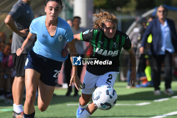 2024-09-20 - Ginevra Moretti of Napoli Femminile competes for the ball with Davina Philtjens of US Sassuolo Femminile during the Soccer- Italian Serie A Women between Napoli Femminile vs US Sassuolo at Arena Giuseppe Piccolo Stadium - NAPOLI FEMMINILE VS US SASSUOLO - ITALIAN SERIE A WOMEN - SOCCER