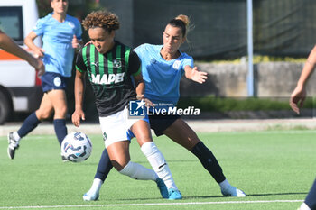 2024-09-20 - Kassandra Missipo of US Sassuolo Femminile competes for the ball with Debora Novellino of Napoli Femminile during the Soccer- Italian Serie A Women between Napoli Femminile vs US Sassuolo at Arena Giuseppe Piccolo Stadium - NAPOLI FEMMINILE VS US SASSUOLO - ITALIAN SERIE A WOMEN - SOCCER