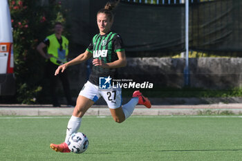 2024-09-20 - Valeria Monterubbiano of US Sassuolo Femminile in action during the Soccer- Italian Serie A Women between Napoli Femminile vs US Sassuolo at Arena Giuseppe Piccolo Stadium - NAPOLI FEMMINILE VS US SASSUOLO - ITALIAN SERIE A WOMEN - SOCCER