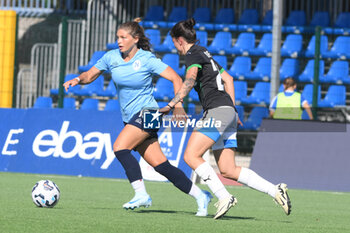 2024-09-20 - Manuele sciabica of Napoli Femminile competes for the ball with Isotta Nocchi of US Sassuolo Femminile during the Soccer- Italian Serie A Women between Napoli Femminile vs US Sassuolo at Arena Giuseppe Piccolo Stadium - NAPOLI FEMMINILE VS US SASSUOLO - ITALIAN SERIE A WOMEN - SOCCER