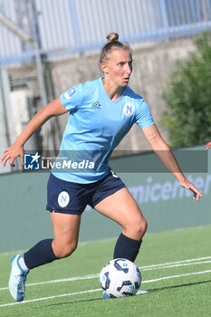 2024-09-20 - Gloria Sliskovic of Napoli Femminile in action during the Soccer- Italian Serie A Women between Napoli Femminile vs US Sassuolo at Arena Giuseppe Piccolo Stadium - NAPOLI FEMMINILE VS US SASSUOLO - ITALIAN SERIE A WOMEN - SOCCER