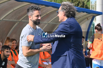 2024-09-20 - Salvatore Mango coach of Napoli Femminile and Gian Loris Rossi coach of US Sassuolo Femminile during the Soccer - Italian Serie A Women between Napoli Femminile vs US Sassuolo at Giuseppe Piccolo Stadium - NAPOLI FEMMINILE VS US SASSUOLO - ITALIAN SERIE A WOMEN - SOCCER