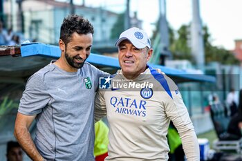 2024-09-28 - Gian Loris Rossi coach of Sassuolo Women and Gianpiero Piovani coach of Inter Women during the Women's Serie A match between Sassuolo Women and Inter Women at the Enzo Ricci Stadium in Sassuolo on September 28, 2024 in Sassuolo, Italy. - US SASSUOLO VS INTER - FC INTERNAZIONALE - ITALIAN SERIE A WOMEN - SOCCER