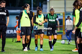 2024-09-28 - Lana Clelland leaves the field injured after a collision of play during the Women's Serie A match between Sassuolo Women and Inter Women at the Enzo Ricci Stadium in Sassuolo on September 28, 2024 in Sassuolo, Italy. - US SASSUOLO VS INTER - FC INTERNAZIONALE - ITALIAN SERIE A WOMEN - SOCCER