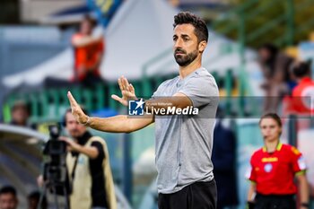 2024-09-28 - Gian Loris Rossi coach of Sassuolo Women during the Women's Serie A match between Sassuolo Women and Inter Women at the Enzo Ricci Stadium in Sassuolo on September 28, 2024 in Sassuolo, Italy. - US SASSUOLO VS INTER - FC INTERNAZIONALE - ITALIAN SERIE A WOMEN - SOCCER