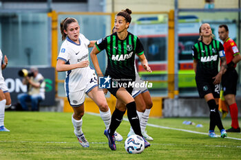 2024-09-28 - Greta Adami of Sassuolo Women during the Women's Serie A match between Sassuolo Women and Inter Women at the Enzo Ricci Stadium in Sassuolo on September 28, 2024 in Sassuolo, Italy. - US SASSUOLO VS INTER - FC INTERNAZIONALE - ITALIAN SERIE A WOMEN - SOCCER