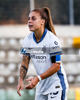 2024-09-28 - Beatrice Merlo of Inter Women during the Women's Serie A match between Sassuolo Women and Inter Women at the Enzo Ricci Stadium in Sassuolo on September 28, 2024 in Sassuolo, Italy. - US SASSUOLO VS INTER - FC INTERNAZIONALE - ITALIAN SERIE A WOMEN - SOCCER