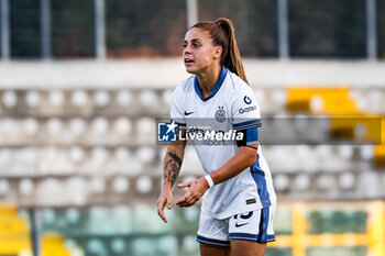 2024-09-28 - Beatrice Merlo of Inter Women during the Women's Serie A match between Sassuolo Women and Inter Women at the Enzo Ricci Stadium in Sassuolo on September 28, 2024 in Sassuolo, Italy. - US SASSUOLO VS INTER - FC INTERNAZIONALE - ITALIAN SERIE A WOMEN - SOCCER