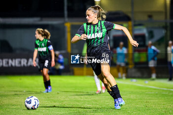 2024-09-28 - Emma Girotto of Sassuolo Women during the Women's Serie A match between Sassuolo Women and Inter Women at the Enzo Ricci Stadium in Sassuolo on September 28, 2024 in Sassuolo, Italy. - US SASSUOLO VS INTER - FC INTERNAZIONALE - ITALIAN SERIE A WOMEN - SOCCER