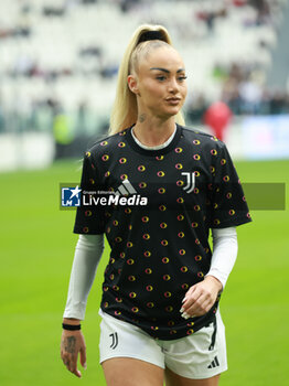 2024-10-13 - Alisha Lehman (Juventus Women) during warm-up - JUVENTUS FC VS AS ROMA - ITALIAN SERIE A WOMEN - SOCCER