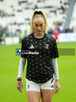 2024-10-13 - Alisha Lehman (Juventus Women) during warm-up - JUVENTUS FC VS AS ROMA - ITALIAN SERIE A WOMEN - SOCCER