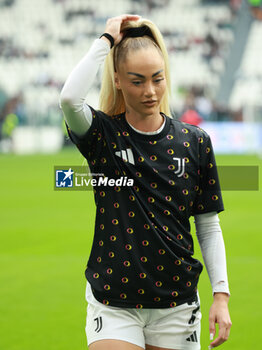 2024-10-13 - Alisha Lehman (Juventus Women) during warm-up - JUVENTUS FC VS AS ROMA - ITALIAN SERIE A WOMEN - SOCCER