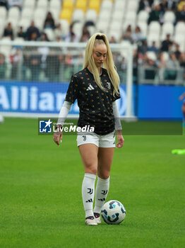 2024-10-13 - Alisha Lehman (Juventus Women) during warm-up - JUVENTUS FC VS AS ROMA - ITALIAN SERIE A WOMEN - SOCCER