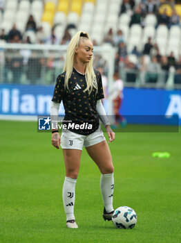 2024-10-13 - Alisha Lehman (Juventus Women) during warm-up - JUVENTUS FC VS AS ROMA - ITALIAN SERIE A WOMEN - SOCCER