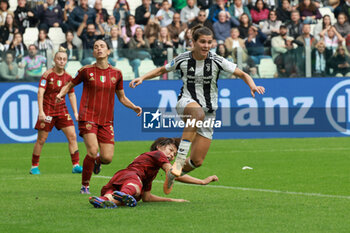 2024-10-13 - Sofia Cantore (Juventus Women) celebrates after the goal of 2-0 - JUVENTUS FC VS AS ROMA - ITALIAN SERIE A WOMEN - SOCCER