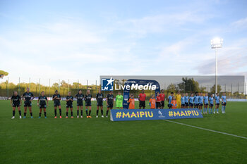 2024-10-13 - Line up during the Italian Football Championship League A Women 2024/2025 match between SS Lazio Women vs Napoli Femminile at the on13 October 2024. - LAZIO WOMEN VS NAPOLI FEMMINILE - ITALIAN SERIE A WOMEN - SOCCER