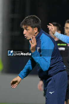 2024-10-13 - Lazio's Women head coach Gianluca Grassadonia  during the Italian Football Championship League A Women 2024/2025 match between SS Lazio Women vs Napoli Femminile at the on13 October 2024. - LAZIO WOMEN VS NAPOLI FEMMINILE - ITALIAN SERIE A WOMEN - SOCCER