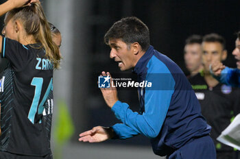 2024-10-13 - Lazio's Women head coach Gianluca Grassadonia  during the Italian Football Championship League A Women 2024/2025 match between SS Lazio Women vs Napoli Femminile at the on13 October 2024. - LAZIO WOMEN VS NAPOLI FEMMINILE - ITALIAN SERIE A WOMEN - SOCCER