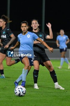 2024-10-13 - Lazio’s Women Clarisse Le Bihan and Melissa Bellucci (Napoli Femminile) during the Italian Football Championship League A Women 2024/2025 match between SS Lazio Women vs Napoli Femminile at the on13 October 2024. - LAZIO WOMEN VS NAPOLI FEMMINILE - ITALIAN SERIE A WOMEN - SOCCER