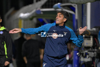 2024-10-13 - Lazio's Women head coach Gianluca Grassadonia during the Italian Football Championship League A Women 2024/2025 match between SS Lazio Women vs Napoli Femminile at the on13 October 2024. - LAZIO WOMEN VS NAPOLI FEMMINILE - ITALIAN SERIE A WOMEN - SOCCER