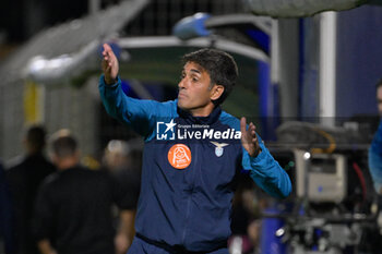 2024-10-13 - Lazio's Women head coach Gianluca Grassadonia during the Italian Football Championship League A Women 2024/2025 match between SS Lazio Women vs Napoli Femminile at the on13 October 2024. - LAZIO WOMEN VS NAPOLI FEMMINILE - ITALIAN SERIE A WOMEN - SOCCER