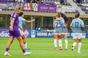 2024-10-19 - #25 Eleonora Goldoni (Lazio Women) exultation with teammates - ACF FIORENTINA VS LAZIO WOMEN - ITALIAN SERIE A WOMEN - SOCCER