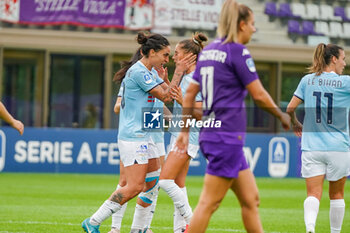 2024-10-19 - #25 Eleonora Goldoni (Lazio Women) exultation with #18 Martina Piemonte (Napoli Femminile) - ACF FIORENTINA VS LAZIO WOMEN - ITALIAN SERIE A WOMEN - SOCCER