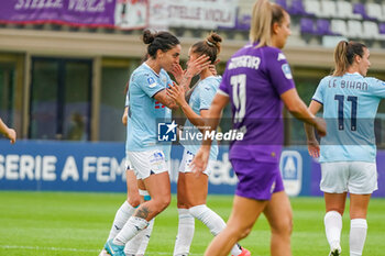 2024-10-19 - #25 Eleonora Goldoni (Lazio Women) exultation with #18 Martina Piemonte (Napoli Femminile) - ACF FIORENTINA VS LAZIO WOMEN - ITALIAN SERIE A WOMEN - SOCCER