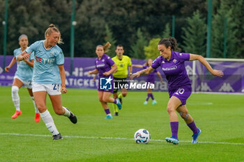 2024-10-19 - #10 Michela Catena (Fiorentina Femminile) vs #27 Federica D'Auria (Lazio Women) - ACF FIORENTINA VS LAZIO WOMEN - ITALIAN SERIE A WOMEN - SOCCER