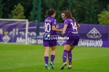 2024-10-19 - #10 Michela Catena (Fiorentina Femminile) exultation with - ACF FIORENTINA VS LAZIO WOMEN - ITALIAN SERIE A WOMEN - SOCCER