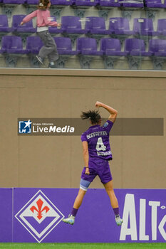 2024-10-19 - #4 Agnese Bonfantini (Fiorentina Femminile) exultation after scoring the second gol - ACF FIORENTINA VS LAZIO WOMEN - ITALIAN SERIE A WOMEN - SOCCER