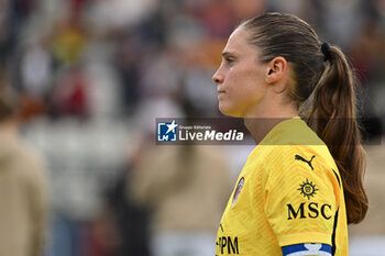 2024-10-20 - Laura Giuliani of A.C. Milan Femminile during the 7th day of the Serie A Femminile eBay Championship between A.S. Roma and A.C. Milan Femminile at the Tre Fontane Stadium on October 20, 2024 in Rome, Italy. - AS ROMA VS AC MILAN - ITALIAN SERIE A WOMEN - SOCCER