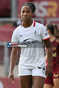 2024-10-20 - Chante-Mary Dompig of A.C. Milan Femminile during the 7th day of the Serie A Femminile eBay Championship between A.S. Roma and A.C. Milan Femminile at the Tre Fontane Stadium on October 20, 2024 in Rome, Italy. - AS ROMA VS AC MILAN - ITALIAN SERIE A WOMEN - SOCCER