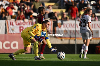 2024-10-20 - Laura Giuliani of A.C. Milan Femminile in action during the 7th day of the Serie A Femminile eBay Championship between A.S. Roma and A.C. Milan Femminile at the Tre Fontane Stadium on October 20, 2024 in Rome, Italy. - AS ROMA VS AC MILAN - ITALIAN SERIE A WOMEN - SOCCER