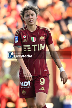 2024-10-20 - Valentina Giacinti of A.S. Roma Femminile during the 7th day of the Serie A Femminile eBay Championship between A.S. Roma and A.C. Milan Femminile at the Tre Fontane Stadium on October 20, 2024 in Rome, Italy. - AS ROMA VS AC MILAN - ITALIAN SERIE A WOMEN - SOCCER