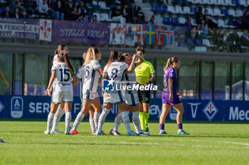 2024-11-03 - Inter femminile exultation, Ivana Andres Sanz (Inter Femminile) scores a gol - ACF FIORENTINA VS INTER - FC INTERNAZIONALE - ITALIAN SERIE A WOMEN - SOCCER