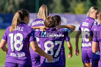 2024-11-03 - #87 Vero Boquete (Fiorentina Femminile) exultation with teammates - ACF FIORENTINA VS INTER - FC INTERNAZIONALE - ITALIAN SERIE A WOMEN - SOCCER