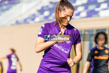 2024-11-03 - Lucia Pastrenge (Fiorentina Femminile) exultation after scoring a goal - ACF FIORENTINA VS INTER - FC INTERNAZIONALE - ITALIAN SERIE A WOMEN - SOCCER