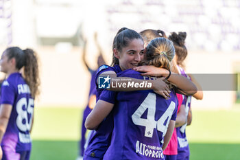 2024-11-03 - Lucia Pastrenge (Fiorentina Femminile) exultation after winning the match - ACF FIORENTINA VS INTER - FC INTERNAZIONALE - ITALIAN SERIE A WOMEN - SOCCER