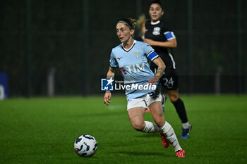 2024-11-02 - Noemi Visentin of S.S. Lazio in action during the 8th day of the Serie A Femminile eBay Championship between S.S. Lazio and F.C. Como at the Mirko Fersini Stadium on November 2, 2024 in Formello, Italy. - LAZIO WOMEN VS FC COMO WOMEN - ITALIAN SERIE A WOMEN - SOCCER