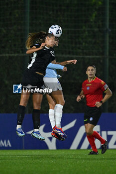 2024-11-02 - Berta Bou Salas of F.C. Como Women and Clarisse Le Bihan of S.S. Lazio in action during the 8th day of the Serie A Femminile eBay Championship between S.S. Lazio and F.C. Como at the Mirko Fersini Stadium on November 2, 2024 in Formello, Italy. - LAZIO WOMEN VS FC COMO WOMEN - ITALIAN SERIE A WOMEN - SOCCER