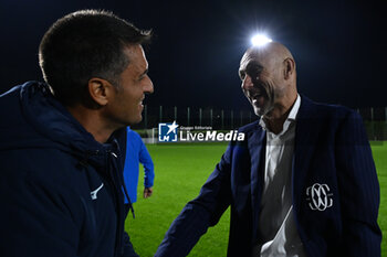 2024-11-02 - Gianluca Grassadonia coach of S.S. Lazio and Stefano Sottili coach of F.C. Como Women during the 8th day of the Serie A Femminile eBay Championship between S.S. Lazio and F.C. Como at the Mirko Fersini Stadium on November 2, 2024 in Formello, Italy. - LAZIO WOMEN VS FC COMO WOMEN - ITALIAN SERIE A WOMEN - SOCCER