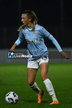 2024-11-02 - Martina Zanoli of S.S. Lazio in action during the 8th day of the Serie A Femminile eBay Championship between S.S. Lazio and F.C. Como at the Mirko Fersini Stadium on November 2, 2024 in Formello, Italy. - LAZIO WOMEN VS FC COMO WOMEN - ITALIAN SERIE A WOMEN - SOCCER